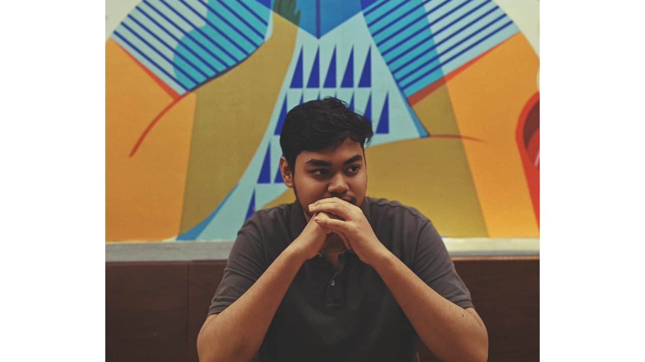 Md Sarafat Alam Mozumder coding and working on robotics projects